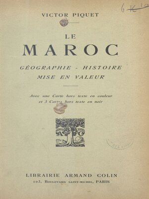 cover image of Le Maroc